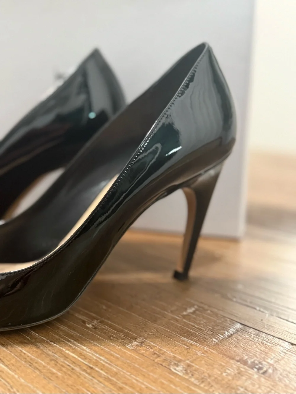 Dior Black Patent Leather Pointed Pumps with Stiletto Heel - Picture 11 of 12